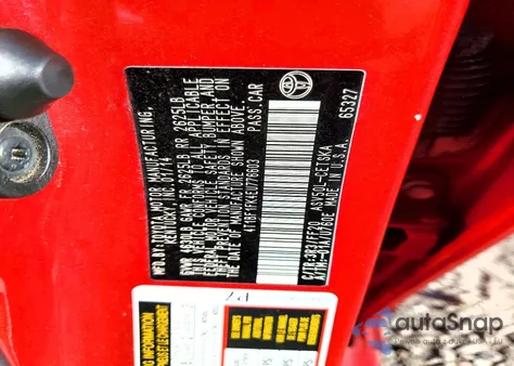 2014 Toyota Camry L z USA, uszkodzony, nr VIN 4T1BF1FK4EU776603